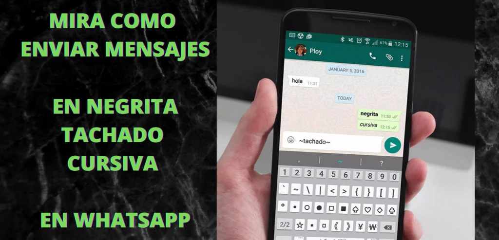 mensajes de whatsapp en negrita